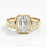 2,50 Karat Lab Diamond Emerald Kesim Yüzük