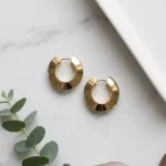 Modern İkonik Füzyon Halka Küpe Modeli (5.8 gr)