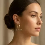 Füzyon Kalın Klasik Halka Küpe Modeli L