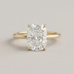 3 Karat Lab Diamond Long Cushion (Uzun Yastık) Kesim Yüzük