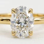 2,50 Karat Lab Diamond Oval Kesim Yüzük