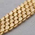 14 Ayar Altın 15.1 mm Pullu Zincir 4'lü Bileklik