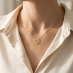 14 Ayar Altın Yazı Kolye (1. Model)