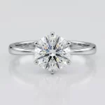2,50 Karat Lab Diamond Yuvarlak Kesim Yüzük · 6 Tırnaklı Tektaş
