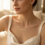 14 Ayar Altın İsim Kolye (2. Model)
